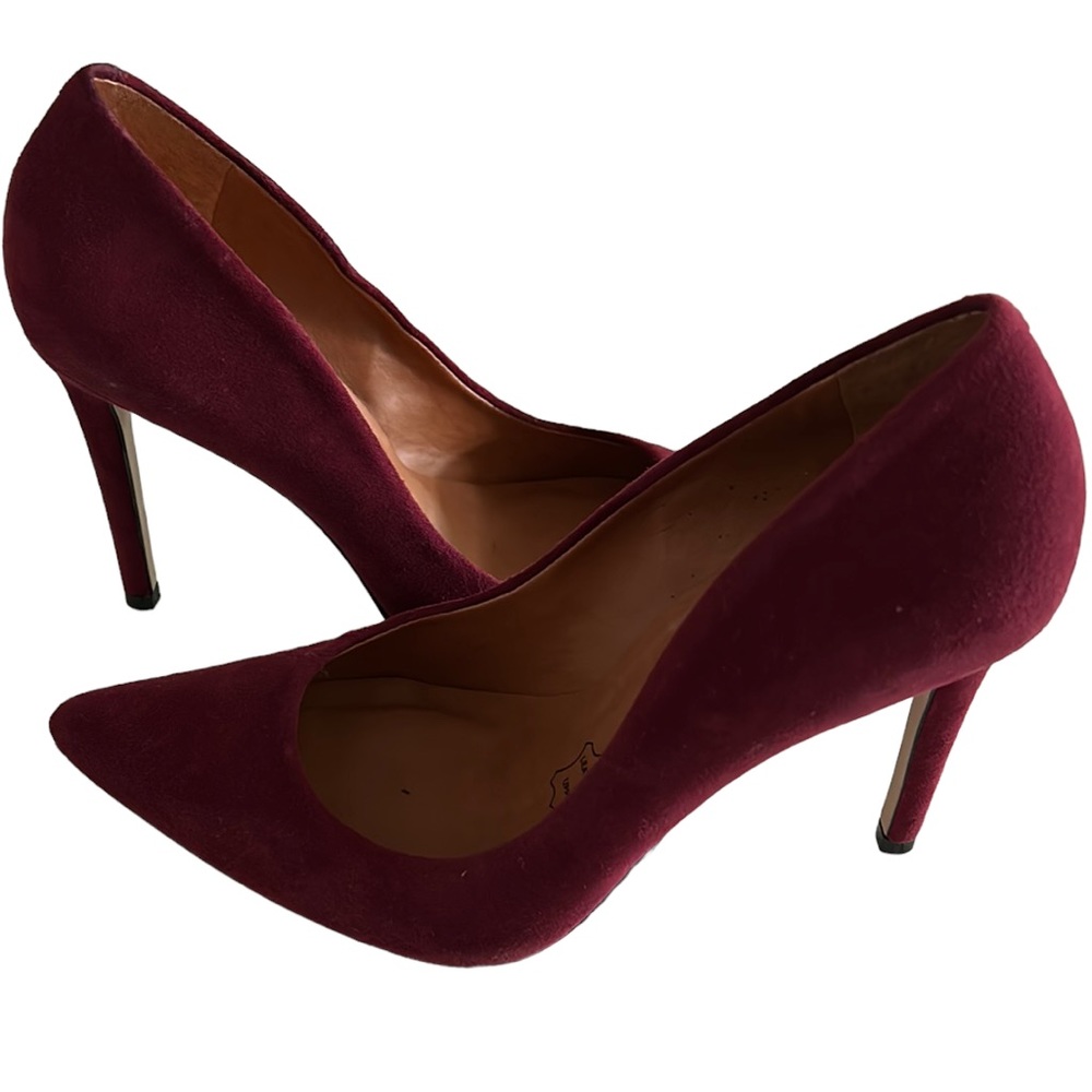 Cathy Jean Brazil women’s size 7 red suede stiletto